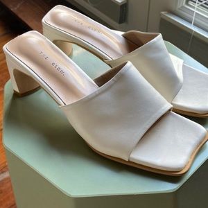 SHOP PECHE BLOCK HEELS IN WHITE